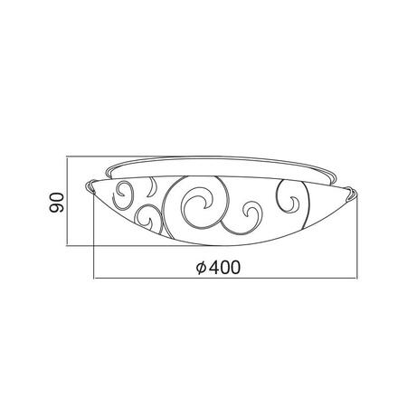 ACA Lighting Prim nástěnné svítidlo AD994706L