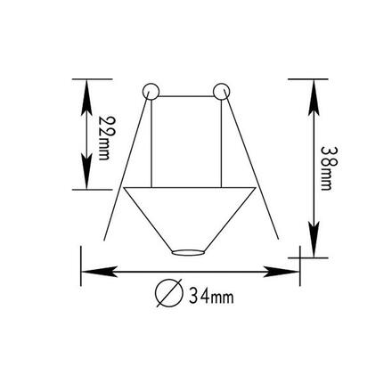 ACA Lighting bodové svítidlo zapuštěné pro G4 bílá BS3153AW
