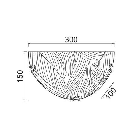 ACA Lighting Wall&Ceiling nástěnné svítidlo DL081302