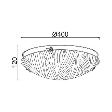ACA Lighting Wall&Ceiling nástěnné a stropní svítidlo DL08140