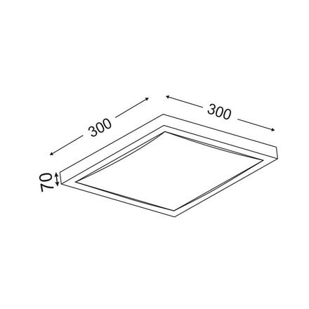 ACA Lighting Wall&Ceiling nástěnné a stropní svítidlo DL461S
