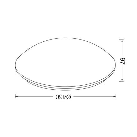 ACA Lighting Wall&Ceiling nástěnné a stropní svítidlo DLA260L