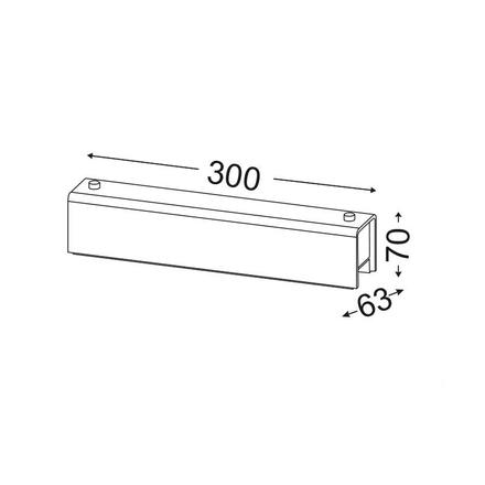 ACA Lighting Wall&Ceiling nástěnné svítidlo DLA757A1