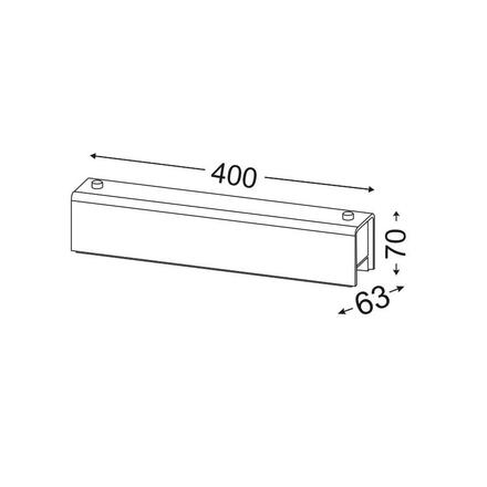 ACA Lighting Wall&Ceiling nástěnné svítidlo DLA757A2