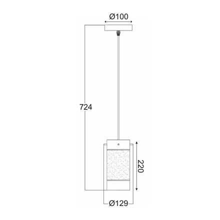 ACA Lighting Style závěsné svítidlo FW50671