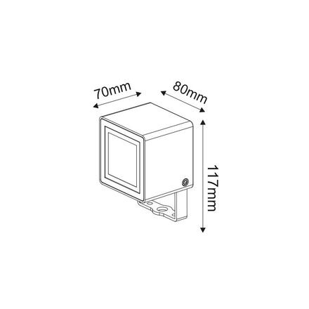 ACA Lighting LED bodové svítidlo 230V 1X7W 491Lm 3000K 47d MALB HI2742