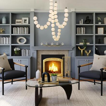 ACA Lighting závěsné svítidlo LOLLY LED 54W 4000lm 3000K IP20 zlatý hliník + akryl HM238LEDP36