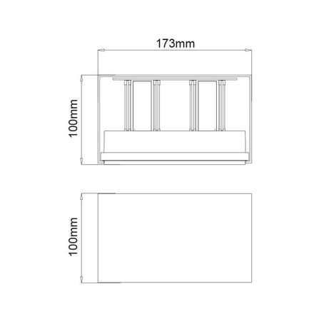 ACA Lighting LED venkovní nástěnné svítidlo 12W 860lm 0-120st. 230VAC 3.000K tmavě šedá CRI80 IP54 30.000h LG0690G