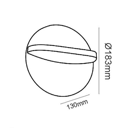 ACA Lighting LED SMD venkovní nástěnné svítidlo 16W 790LM 120d 230V AC 3.000K tmavá šedá CRI80 IP65 30.000hod LG1057G