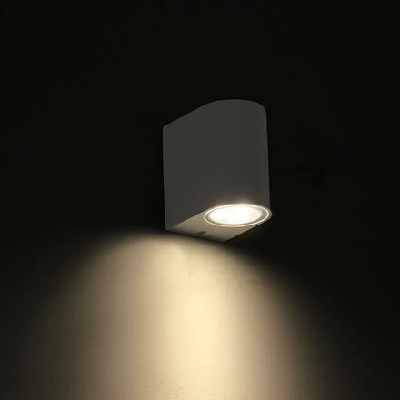 ACA Lighting LED HP venkovní nástěnné svítidlo 4W 230LM 40d 230V AC 3.000K bílá CRI80 IP65 30.000hod LG2201W