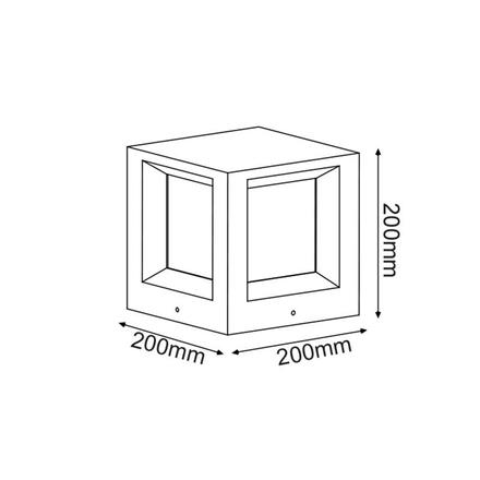 ACA Lighting Garden Pole venkovní svítidlo MK041B-200