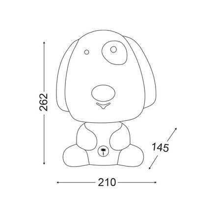 ACA Lighting Dětské stolní svítidlo MT120651B