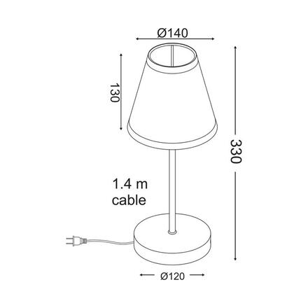 ACA Lighting Dětské stolní svítidlo MT130941