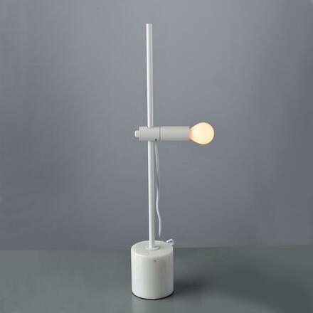 ACA Lighting stolní lampa 1XE14 bílý mramor + kov D9XH58CM HERA OD581T58W