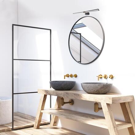 ACA Lighting nástěnné svítidlo PAPIGION LED 12W 780lm 4000K černá hliník 610mm PN1404LEDW61BK