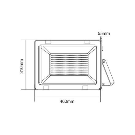 ACA Lighting LED SMD FLOOD venkovní reflektor IP66 300W 4000K 25320Lm 230V RA80 Q30040