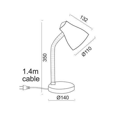 ACA Lighting Office stolní svítidlo SF1211B