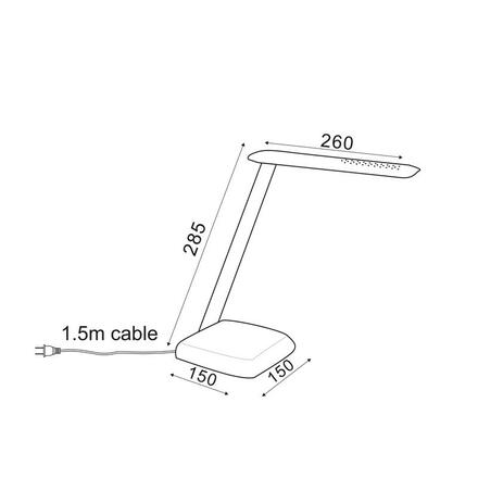 ACA Lighting Floor&Table LED stolní svítidlo SF1408LED640S