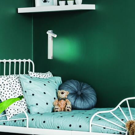 ACA Lighting nástěnné svítidlo LED 13W 3200K 980lm bílé kov 280x40 mm pravé SF2110LEDWHR