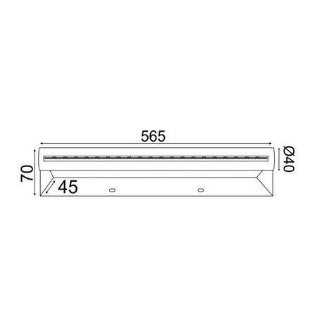 ACA Lighting Wall&Ceiling LED nástěnné a stropní svítidlo TNK7518315W