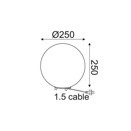 ACA Lighting Prim stojanové svítidlo V2010251TW