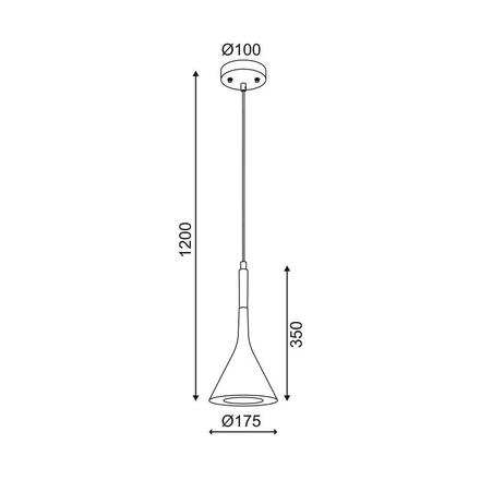 ACA Lighting Style závěsné svítidlo V36174CE