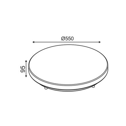 ACA Lighting Wall&Ceiling LED nástěnné a stropní svítidlo Z6040RC