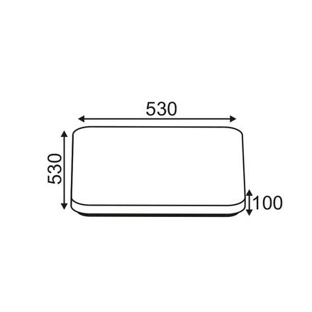 ACA Lighting Wall&Ceiling LED nástěnné a stropní svítidlo Z6040S