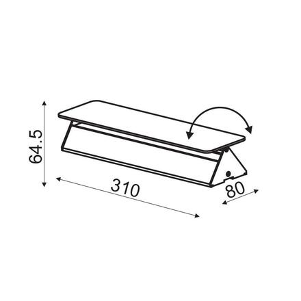 ACA Lighting Wall&Ceiling LED nástěnné svítidlo ZD806410LEDWH
