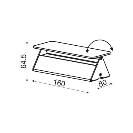 ACA Lighting Wall&Ceiling LED nástěnné svítidlo ZD80645LEDGD