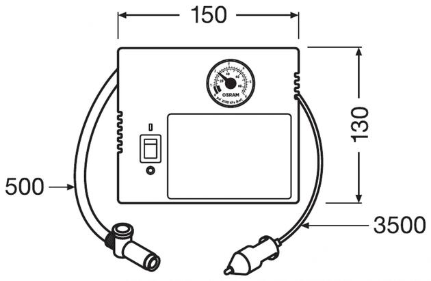 OSRAM TYREseal KIT sada na opravu pneumatik 1ks OTSK4