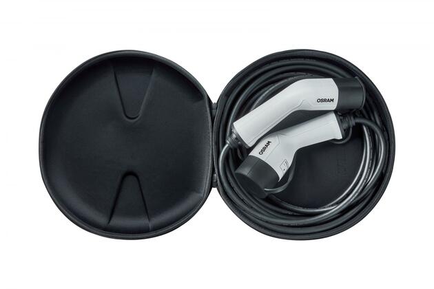 OSRAM BATTERYcharge dobíjecí kabel pro elektromobily 7Pin, fáze 1 16A 3.6 kWh, Typ 2 do Typ 2 - 1ks OCC21605