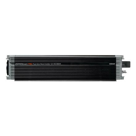 OSRAM POWERinvert PRO invertor s čistou sinusovou vlnou 12V DC 600W RCD 1ks OS OEINVPAR6