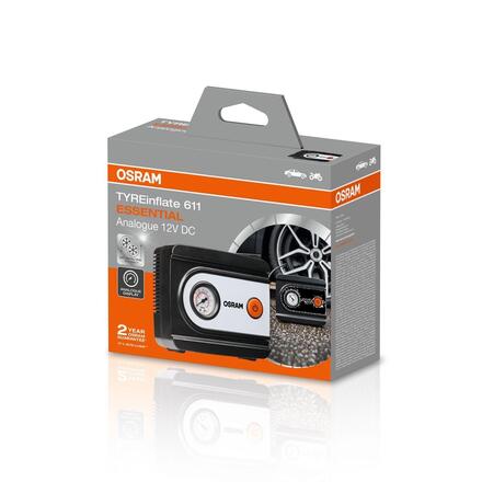 OSRAM TYREinflate 611 ESSENTIAL kompresor s kabelem 1ks OTI611ESN