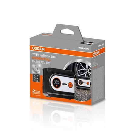 OSRAM TYREinflate 612 ESSENTIAL kompresor s kabelem 1ks OTI612ESN