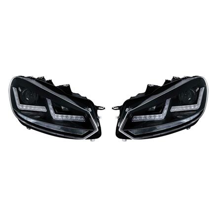 OSRAM světlomety LEDriving Xenarc BLACK pro Golf VI LED-denní svícení a D8S Xenon 2ks LEDHL102-BK LHD