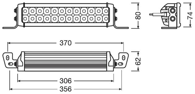 OSRAM LEDriving LIGHTBAR VX250-CB světelná lišta 1ks LEDDL117-CB