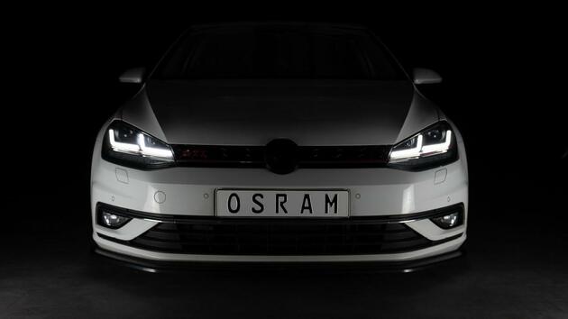 OSRAM LEDRiving Golf VII Facelift LED světlomety Black Edition jako náhrada halogenu LEDHL109-BK LHD