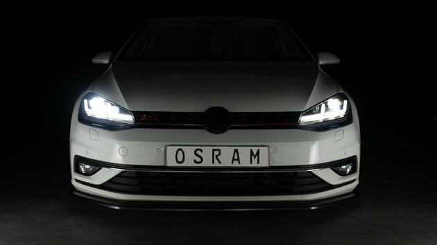 OSRAM LEDRiving Golf VII Facelift LED světlomety Black Edition jako náhrada halogenu LEDHL109-BK LHD