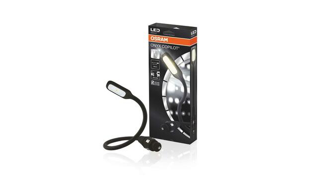 OSRAM ONYX Copilot M flexibilní LED čtecí lampička 370mm 12V/24V COPILOT M+7