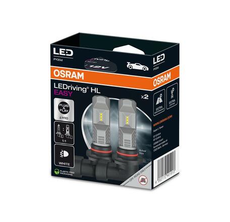 OSRAM LEDriving HL EASY H10 12V 8,2W PY20d 6000K NO ECE 2ks 9145DWESY-2HB