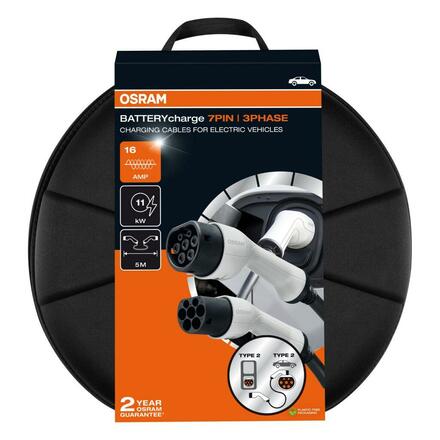 OSRAM BATTERYcharge 7PIN dobíjecí kabel pro elektromobily 3PHASE 16 AMP 1ks OCC21P05