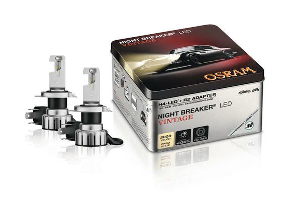 OSRAM NIGHT BREAKER LED VINTAGE H4 / R2 3000K 2ks 64193DWNBVNT-2MB