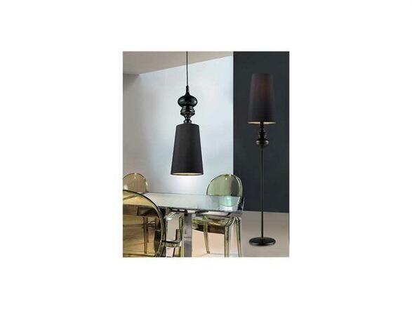 Závěsné svítidlo AZzardo Baroco 1 pendant black AZ0064 E27 1x15W IP20 25cm černé