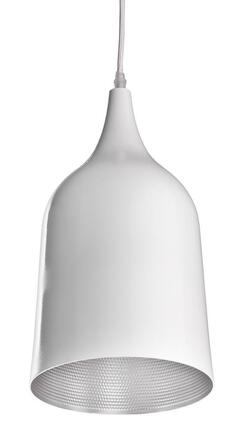 Závěsné svítidlo AZzardo Fabio M white/silver AZ0300 E27 1x60W IP20 20cm bílo-stříbrné