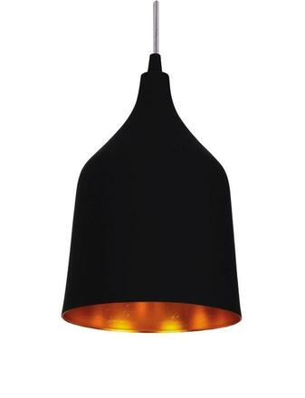 Závěsné svítidlo AZzardo Fabio L black/gold AZ0301 E27 1x60W IP20 27cm černo-zlaté