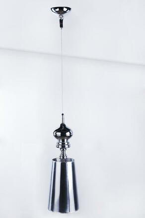 Závěsné svítidlo AZzardo Baroco 1 pendant silver AZ0307 E27 1x15W IP20 25 cm stříbrné