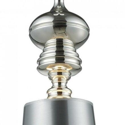 Závěsné svítidlo AZzardo Baroco 1 pendant silver AZ0307 E27 1x15W IP20 25 cm stříbrné