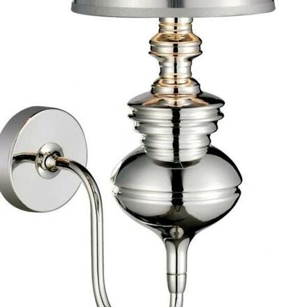 Nástěnná lampa AZzardo Baroco wall silver AZ0308 E14 1x11W IP20 18cm stříbrná