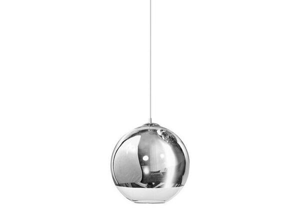 AZzardo SILVER BALL závěsné svítidlo 1x E27 60W bez zdroje 35cm IP20, chromové